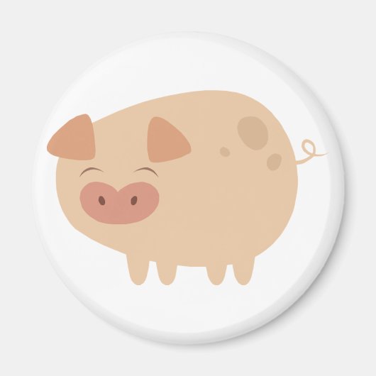 Cute Pig Magnet (Voorkant)