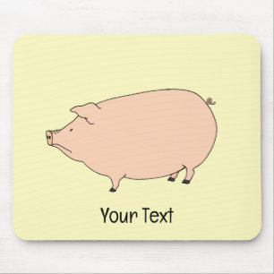 Cute Pig Mousepad Muismat