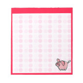 Cute Pig Notitieblok (Voorkant)