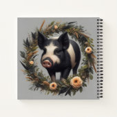 Cute Pig Notitieboek (Achterkant)