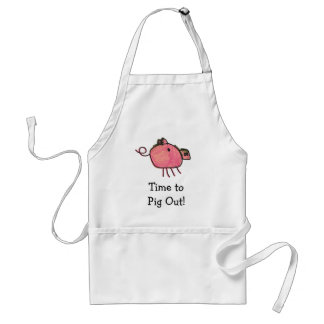 Cute Pig Out Apron Standaard Schort