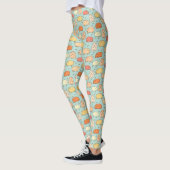 Cute Pig Pattern Mint Leggings (Links)