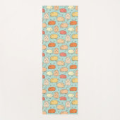Cute Pig Pattern Mint Yogamat (Voorkant)