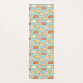 Cute Pig Pattern Mint Yogamat (Achterkant)