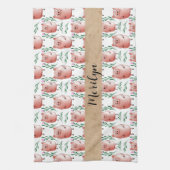 Cute Pig Pattern Tea Towel – Farm Animal Kitchen  Theedoek (Verticaal)