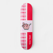 Cute Pig Persoonlijk Skateboard (Voorkant)