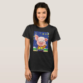 Cute Pig Piggie Oink Oink 16 T-shirt (Voorkant volledig)