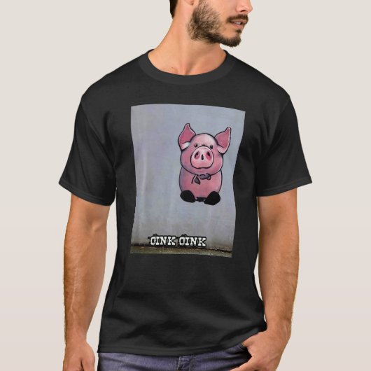 Cute Pig Piggie Oink Oink 1 T-shirt (Voorkant)
