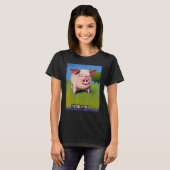 Cute Pig Piggie Oink Oink 36 T-shirt (Voorkant volledig)