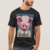 Cute Pig Piggie Oink Oink 52 T-shirt (Voorkant)
