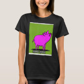 Cute Pig Piggie Oink Oink 7 T-shirt (Voorkant)