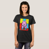 Cute Pig Piggie Oink Oink Premium_3 T-shirt (Voorkant volledig)