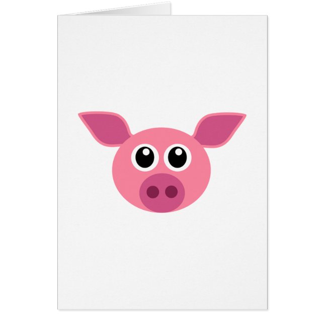 Cute Pig Piglet (Voorkant)