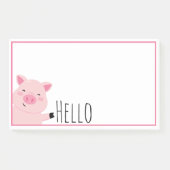 Cute Pig Post-it® Notes (Voorkant)