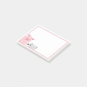 Cute Pig Post-it® Notes (Schuin)