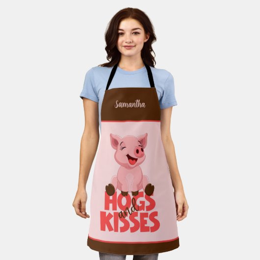 Cute Pig Pun Schort (Gedragen)