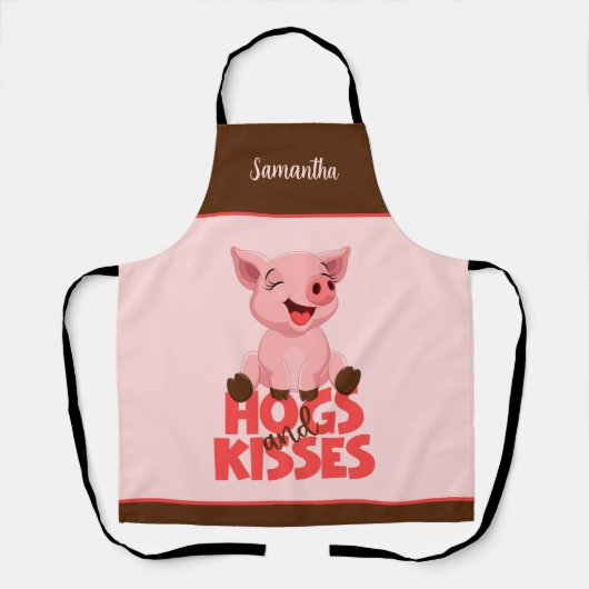 Cute Pig Pun Schort (Voorkant)