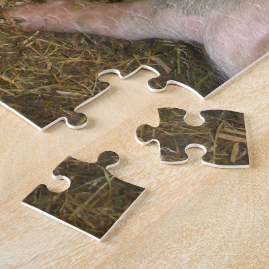 Cute Pig Puzzle Legpuzzel (Zijkant)