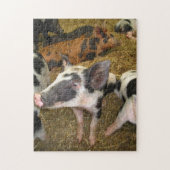 Cute Pig Puzzle Legpuzzel (Verticaal)