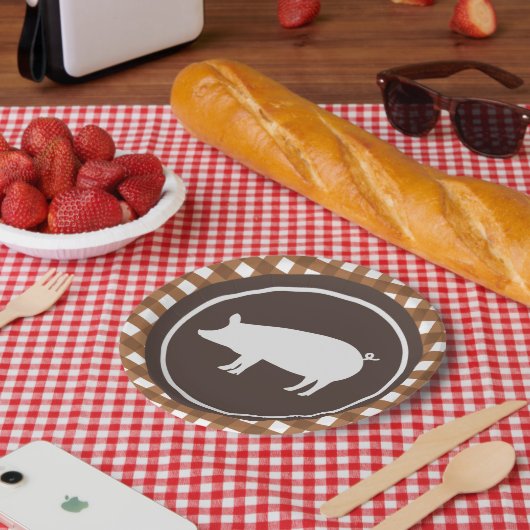 Cute Pig roast party bord (Picknick)