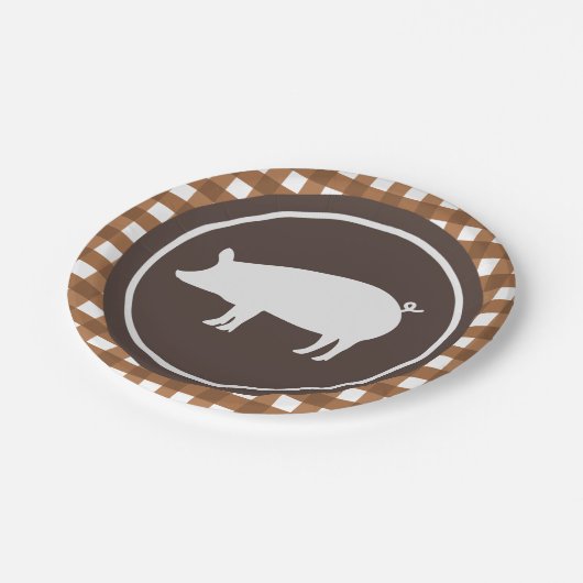 Cute Pig roast party bord (Gekanteld)