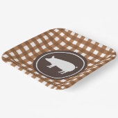 Cute Pig roast party Papieren Bordje (Gebogen)