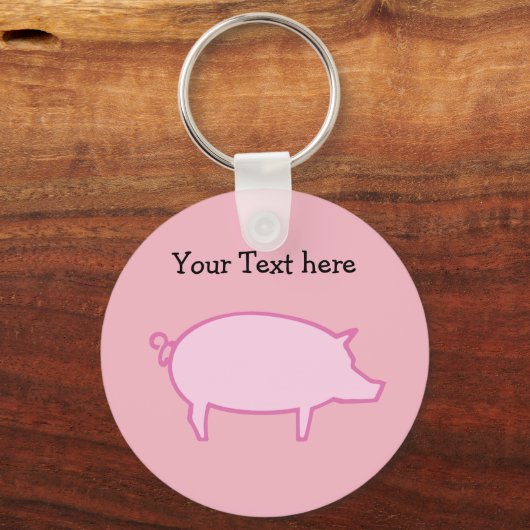 Cute Pig Sleutelhangers (Voorkant)