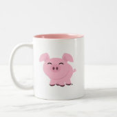 Cute Pig Smile Coffee Mok (Links)