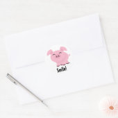 Cute Pig Smile Sticker (Envelop)