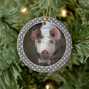 Cute Pig Specialized Ceramic Ornament