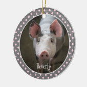 Cute Pig Specialized Ceramic Ornament (Links)
