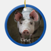 Cute Pig Specialized Ceramic Ornament (Achterkant)
