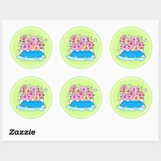 Cute Pig Stickers (Vel)
