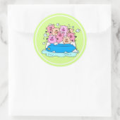 Cute Pig Stickers (Tas)