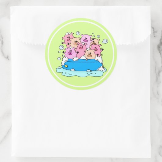 Cute Pig Stickers (Tas)