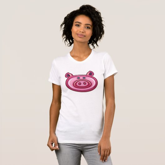 Cute Pig T-shirt (Voorkant volledig)