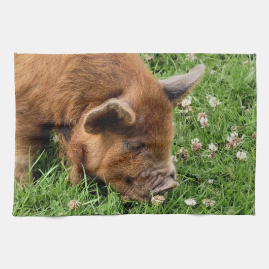 CUTE PIG THEEDOEK (Horizontaal)