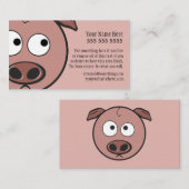 Cute Pig Visitekaartje (Voorkant / Achterkant)