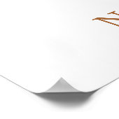 Cute Pig Wheelbarrow Baby Show Baby Shower Welcome Poster (Hoek)