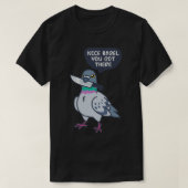 Cute Pigeon with a Knife 8 T-shirt (Design voorkant)