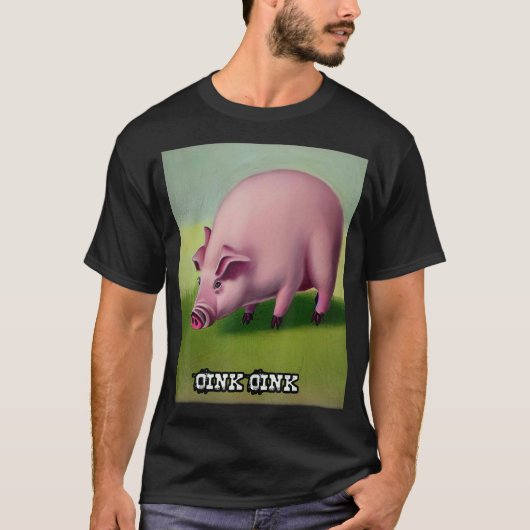 Cute Piggie Oink Oink 25 T-shirt (Voorkant)