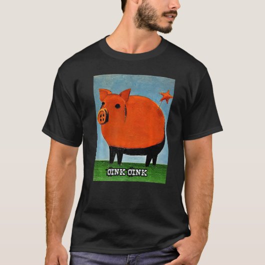 Cute Piggie Oink Oink 29 T-shirt (Voorkant)