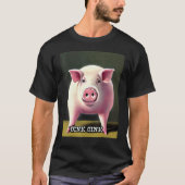 Cute Piggie Oink Oink 30 T-shirt (Voorkant)
