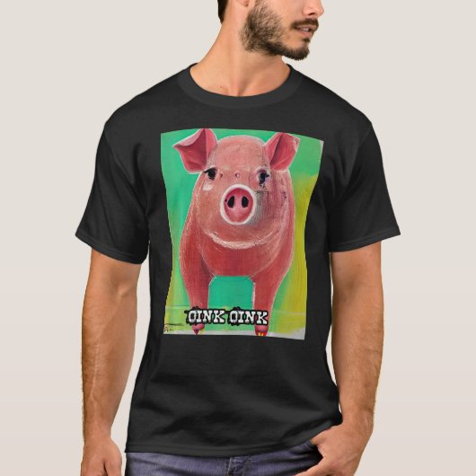 Cute Piggie Oink Oink 32 T-shirt (Voorkant)