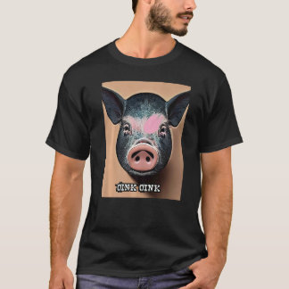 Cute Piggie Oink Oink 53 T-shirt