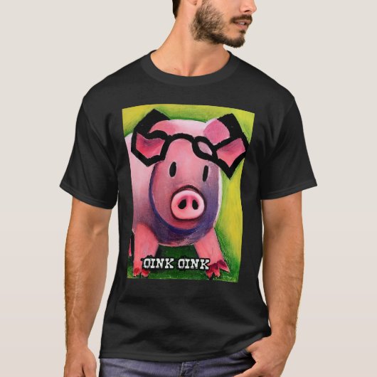 Cute Piggie Oink Oink 65 T-shirt (Voorkant)