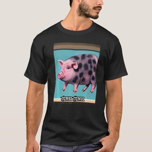Cute Piggie Oink Oink Premium_6 T-shirt (Voorkant)