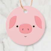 Cute Piggy Bedankjes Labels (Voorkant)