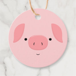 Cute Piggy Bedankjes Labels