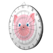 Cute piggy face dartbord (Voorkant Rechts)